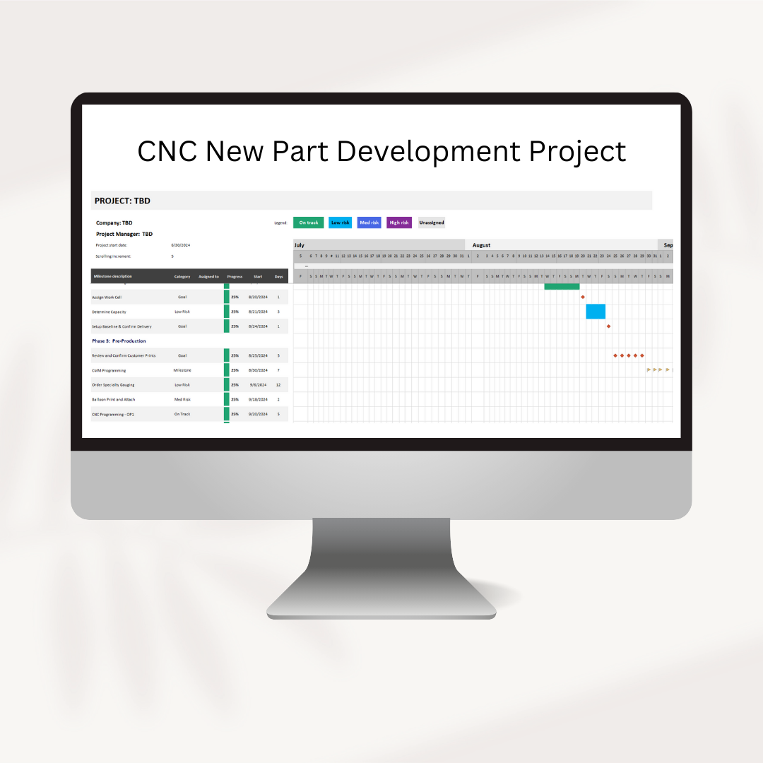 CNC New Part Project File