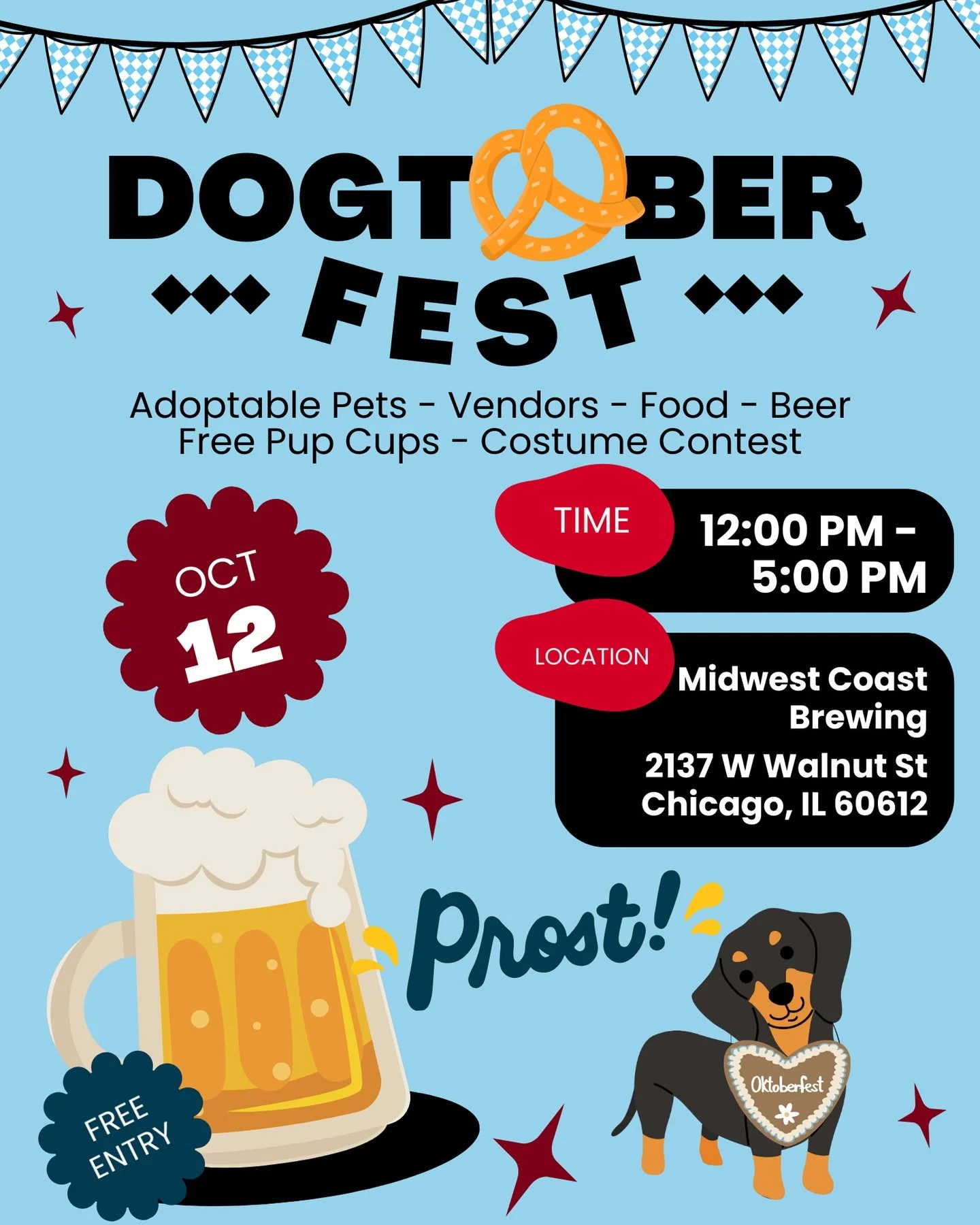 We&rsquo;re always dog-friendly, but we&rsquo;ve got something special for the pups coming up Sunday, October 12th that you don&rsquo;t want to miss!

Join us and Chicago Dog Co. for Dogtoberfest, featuring adoptable pets from Chicago Rescue Authorit