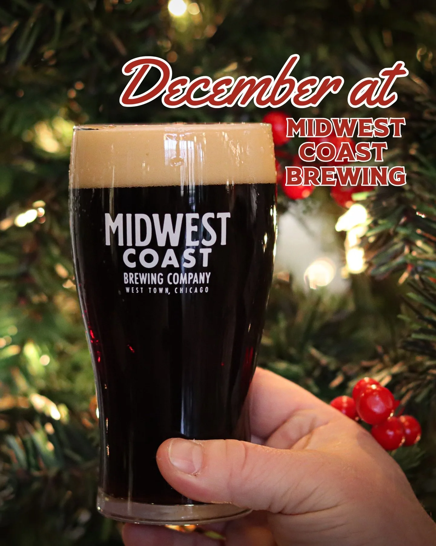 ❄️ December at Midwest Coast Brewing ❄️
We&rsquo;re closing out 2025 strong! Don&rsquo;t miss:
🐶 Rescue Puppy Yoga 12/6
🏃 Holiday Winter Dash Fun Run with @ilbreweryrun 12/7
🕯️ Pour &amp; Sip Holiday Candle Making Class with @midwest.candle.co 12/
