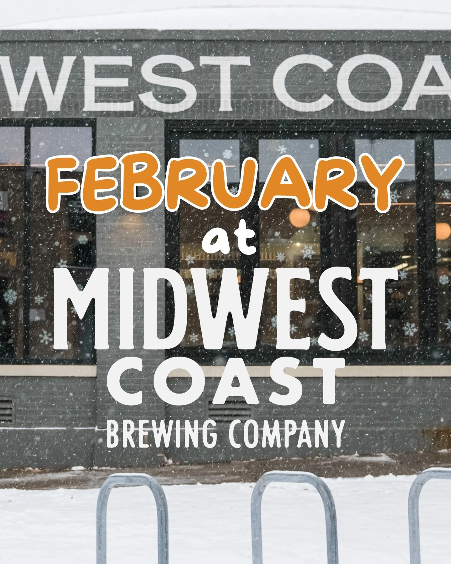 FEBRUARY at MIDWEST COAST
🧘&zwj;♀️ Yoga on the Roof with @yoga_withtheomies Sunday, Feb. 1
🃏 Games on Taproom with @gamesontaproom Thursday, Feb. 5
🎤 Family Day with @tuneswithtim Sunday, Feb. 8
🐝 Spelling Bee with Ryan Wednesday, Feb. 11
🍕 (Off