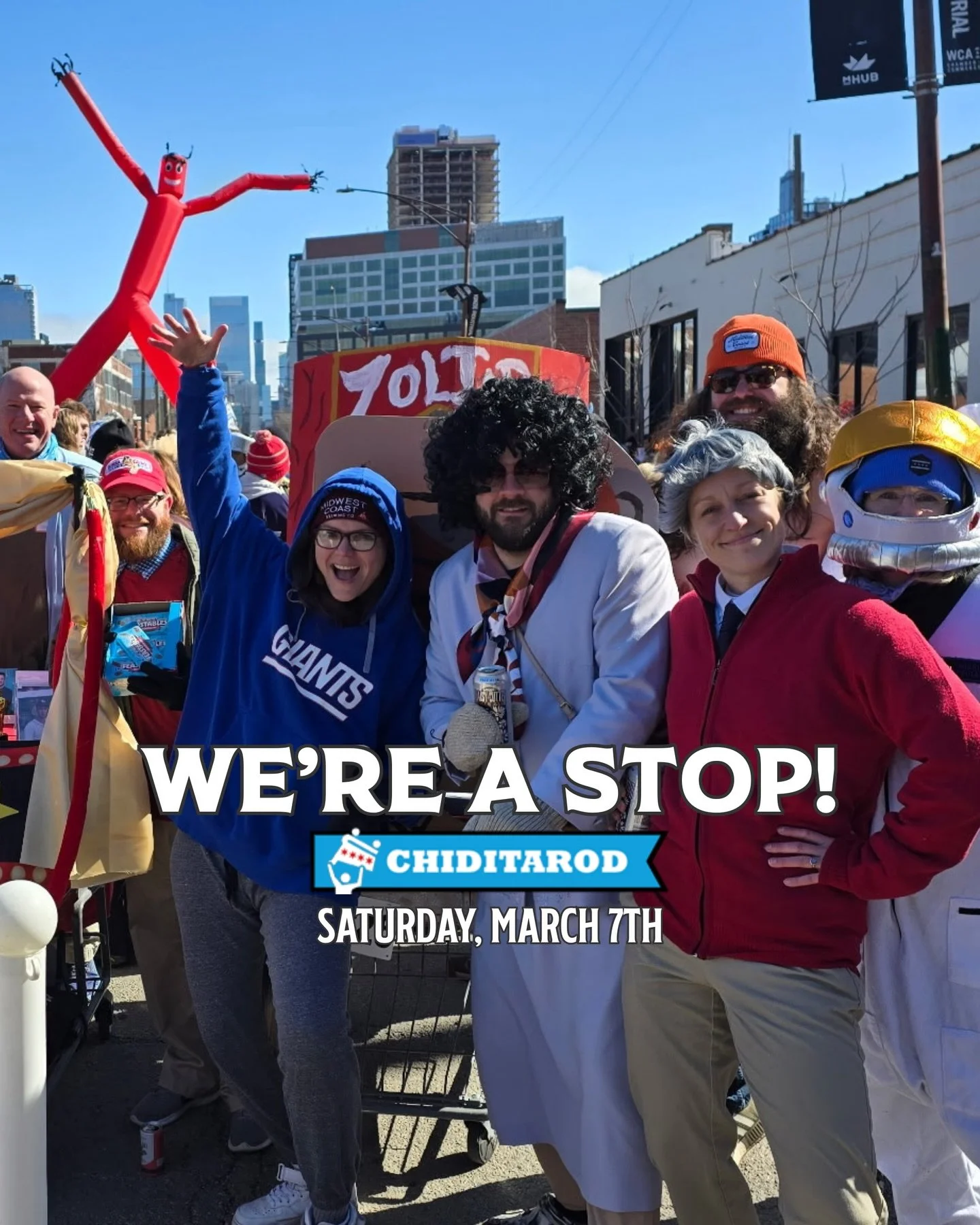 @chiditarod, Chicago&rsquo;s annual shopping cart race, food drive, and fundraiser returns this Saturday, March 7th!

We&rsquo;re an official stop along the tour. Expect crowds all day on Saturday at the taproom, and if you&rsquo;re in the neighborho