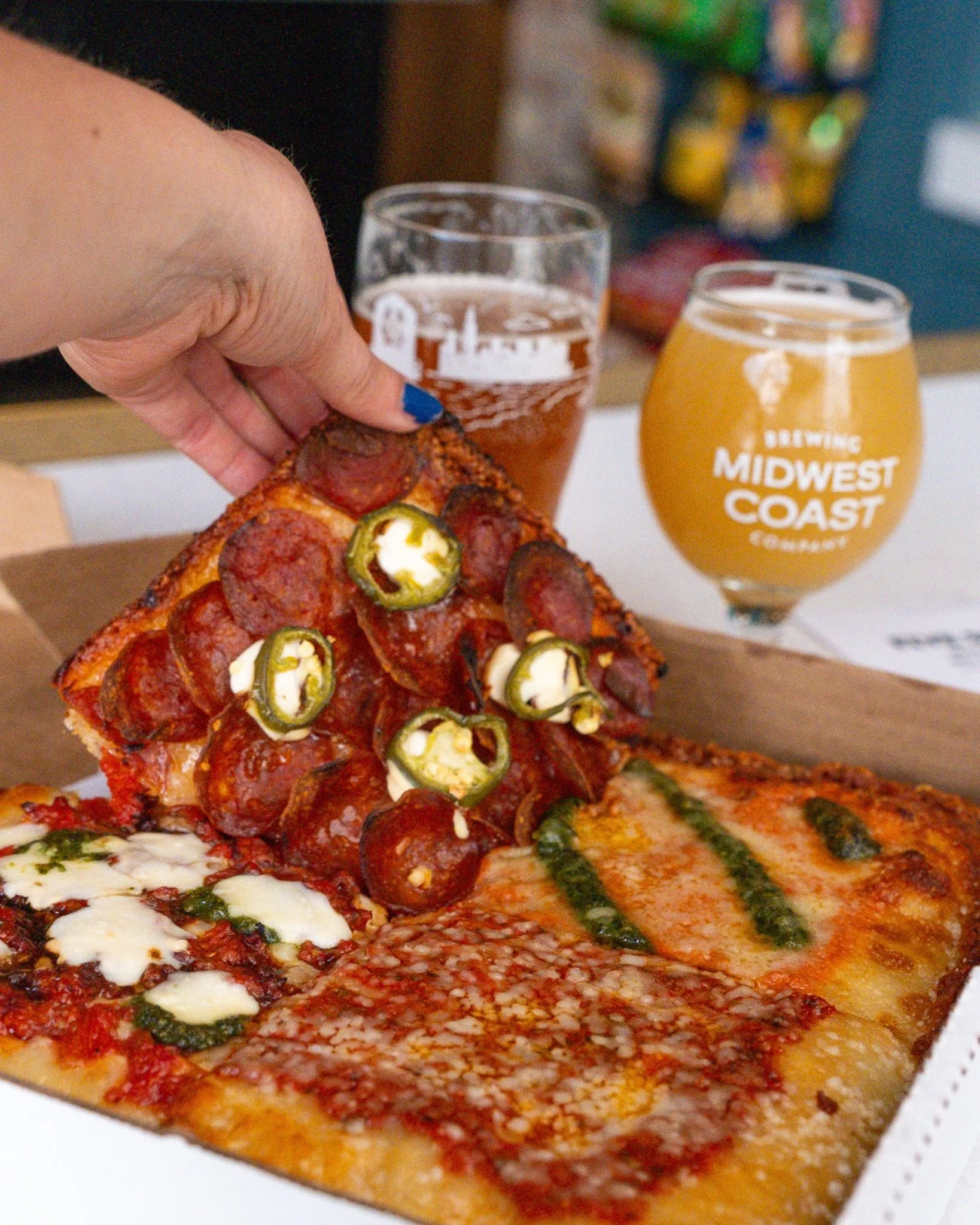 Did you miss @fivesquaredpizza on Thursdays at Midwest Coast? Now they&rsquo;re back!

Catch Five Squared Pizza every Thursday, Friday, and Saturday!

Thursdays from 5 PM - 8 PM*
Fridays from 5 PM - 9 PM*
Saturdays from 12 PM - 7 PM*
*or until sold o