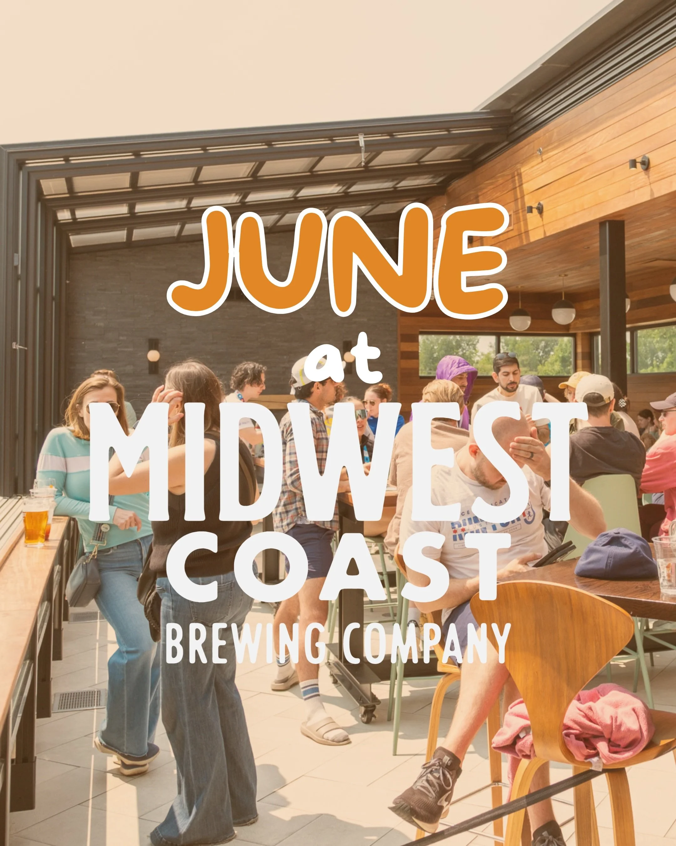 JUNE AT MWC ☀️ This month, don&rsquo;t miss:
Show and Tell for Grown Ups with @tellmewhyitscool_show, Tuesday, June 2
Yoga on the Roof with @yoga_withtheomies, Sunday, June 7
5K Run with @ilbreweryrun, Saturday, June 13
Family Day with @tuneswithtim,