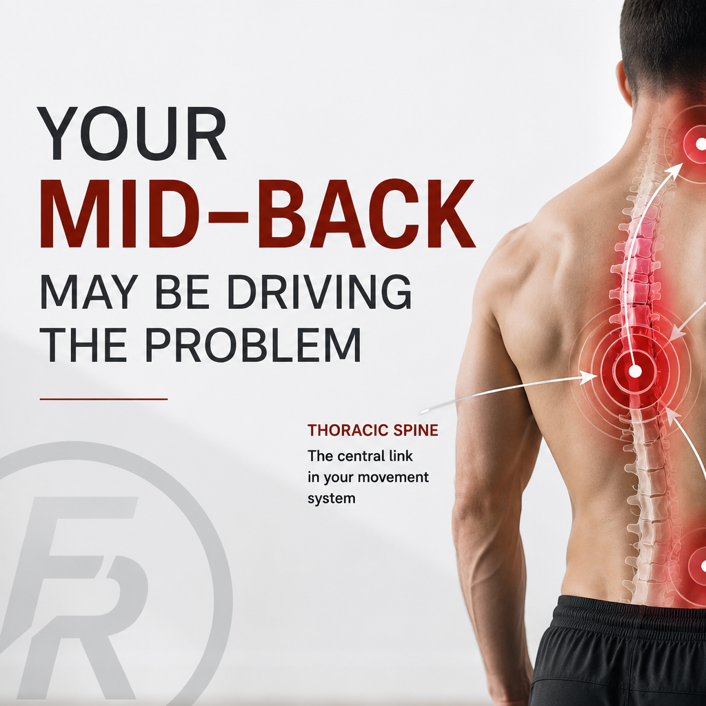 Your Mid-Back Is Running the Show: What It Means for Neck, Shoulder, and Low Back Pain