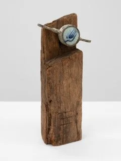 Fork.
Needle felted wool on industrial felt in found motorcycle gas cap and beam
14.125 x 7 x 3 in
2026