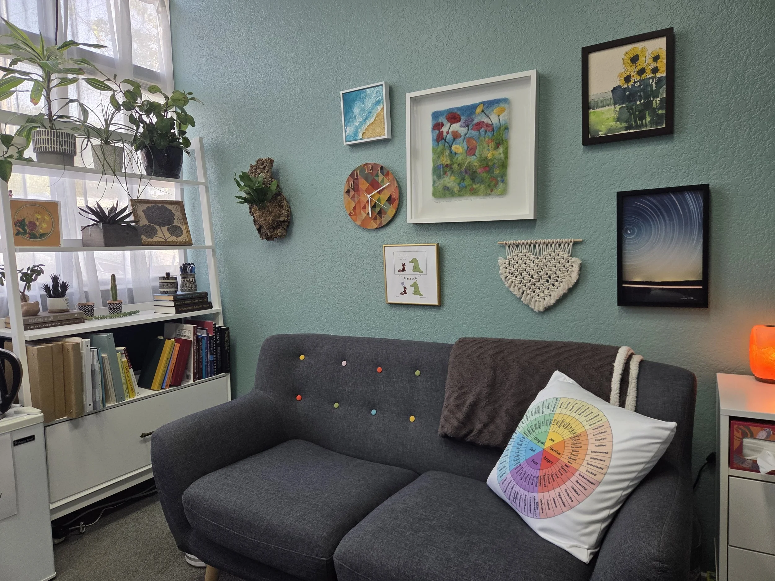 Therapy, Counseling, EMDR Office Couch