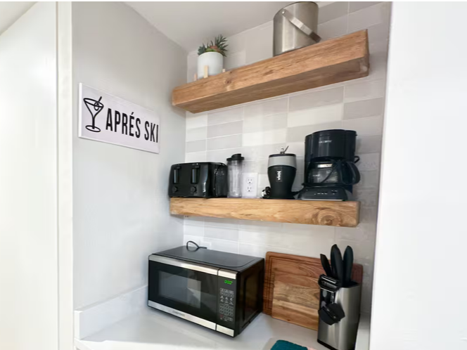 Second kitchenette in Park City 2-bedroom vacation condo