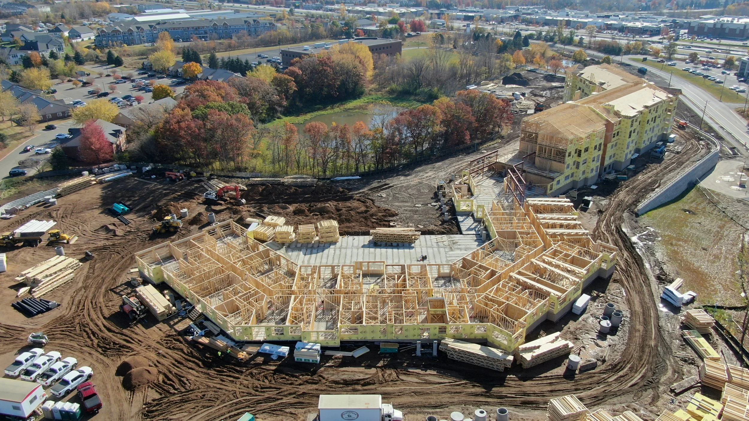 Amira of Lake Elmo truss package provided by JL Schwieters 409,000 board feet