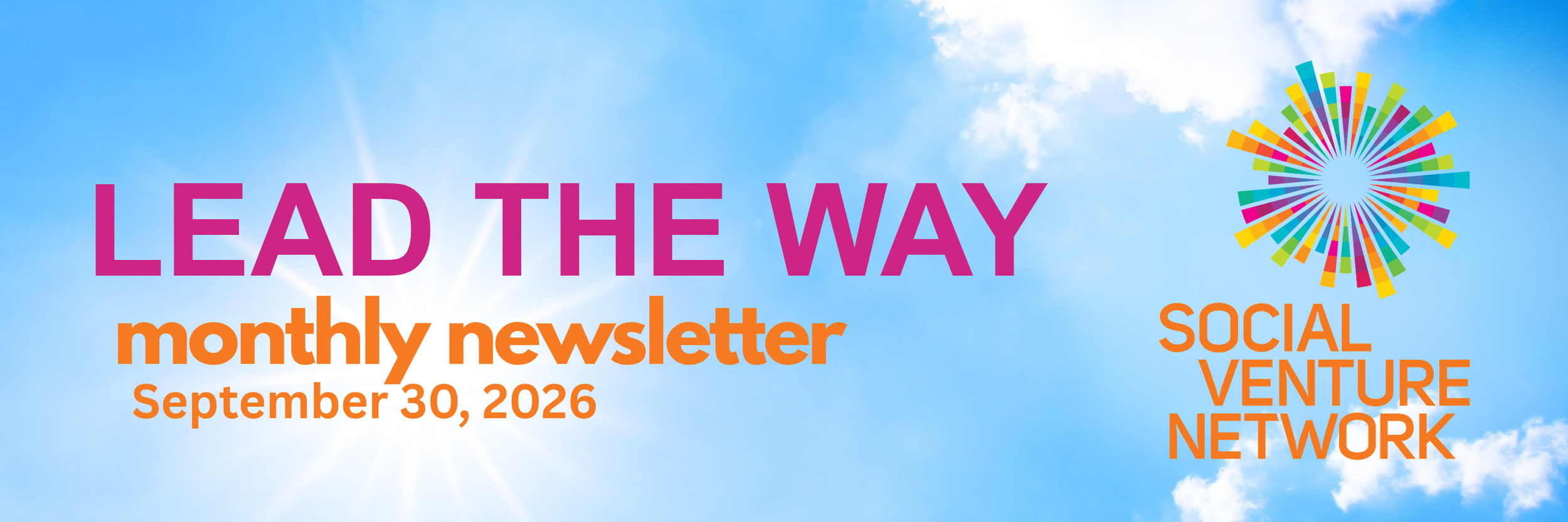 September 2026 Newsletter