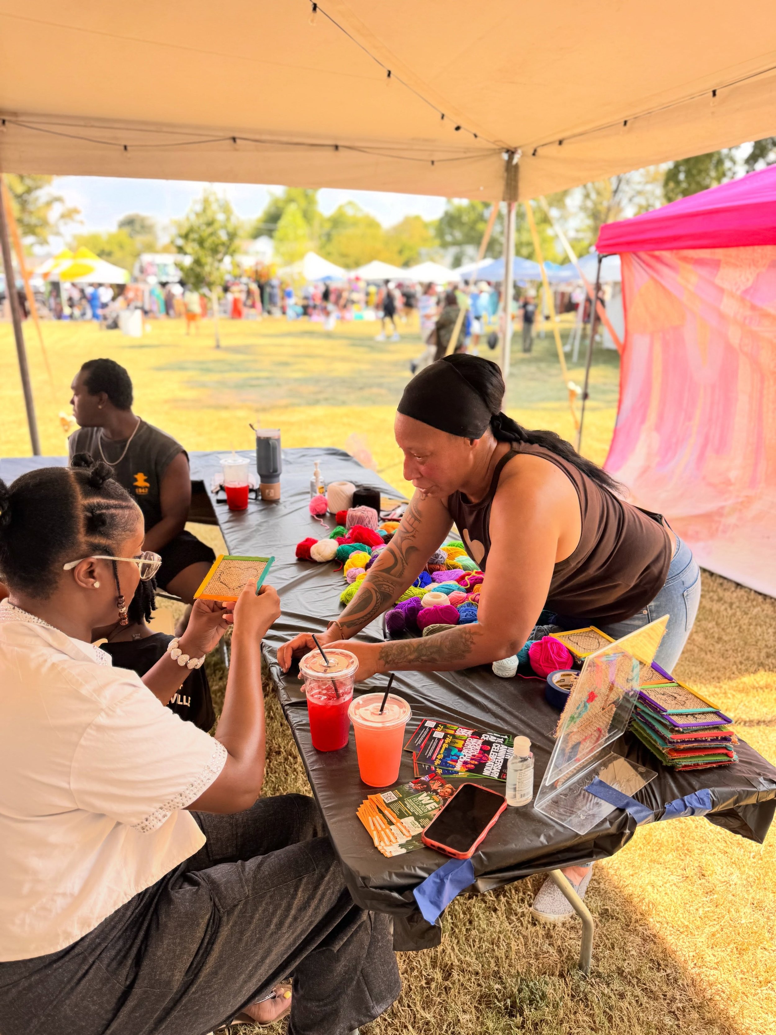 What an incredible time at the 44th Annual African Street Festival! 🙌🏾

Thank you to everyone who stopped by the North Nashville Arts Coalition tent to create, learn and connect with us. Throughout the festival, our space was filled with hands-on a