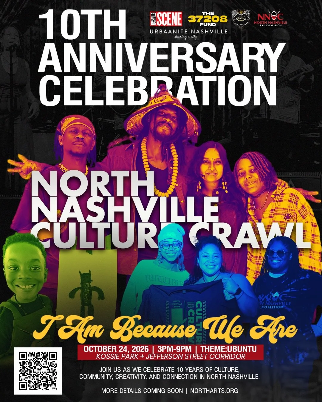 North Nashville, are y&rsquo;all READY?! 🔥🎨🎶

We&rsquo;ve got a LOT happening this weekend, and you don&rsquo;t want to miss a moment of it!

The 10th Anniversary North Nashville Culture Crawl is bringing Jefferson Street and the surrounding commu