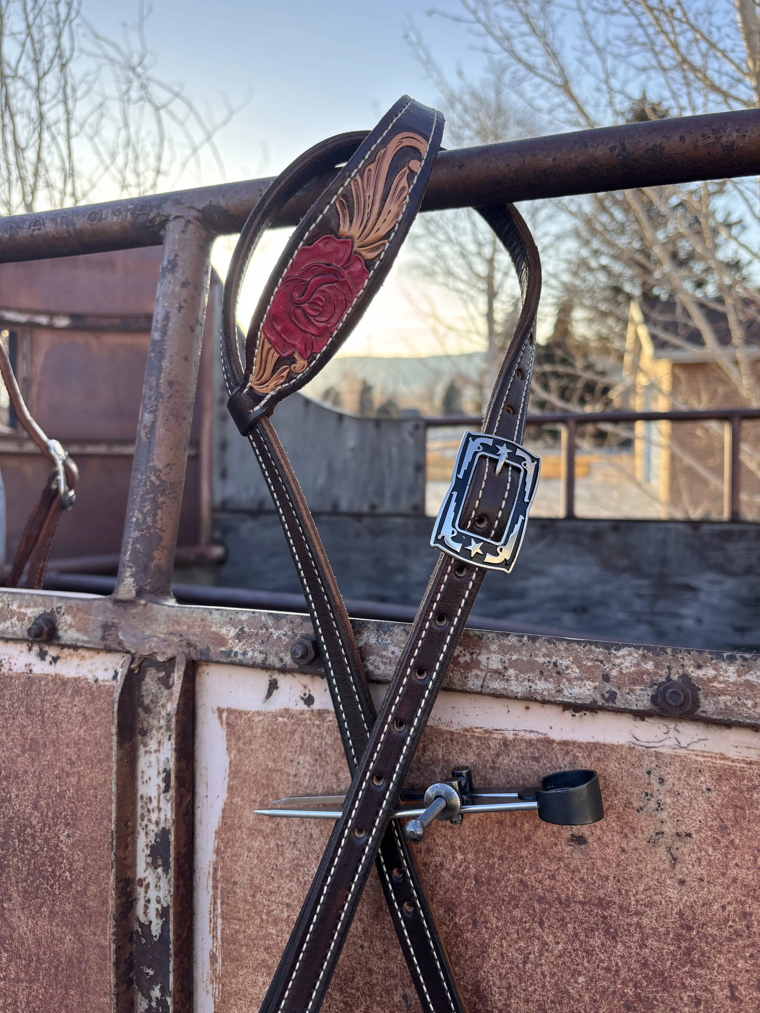 Guns and Roses Single Ear Headstall