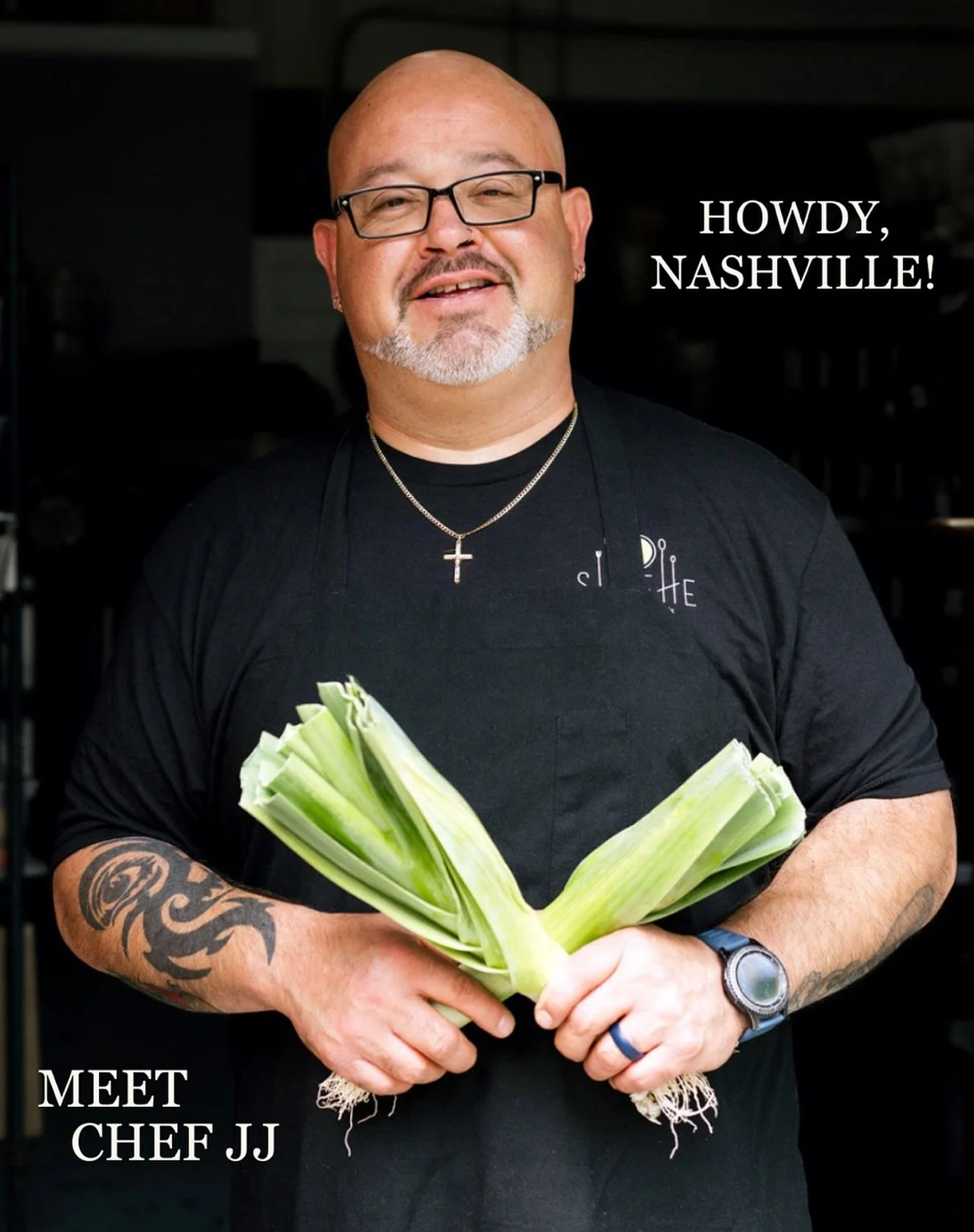 The man, the myth, the legend... 🍴 Meet Los Angeles native and Middle Tennessee local, @chefjjaguilera! Working alongside Suzette, Chef JJ brings mastery to international cuisine, crafting seasonally driven menus that celebrates fresh, local ingredi