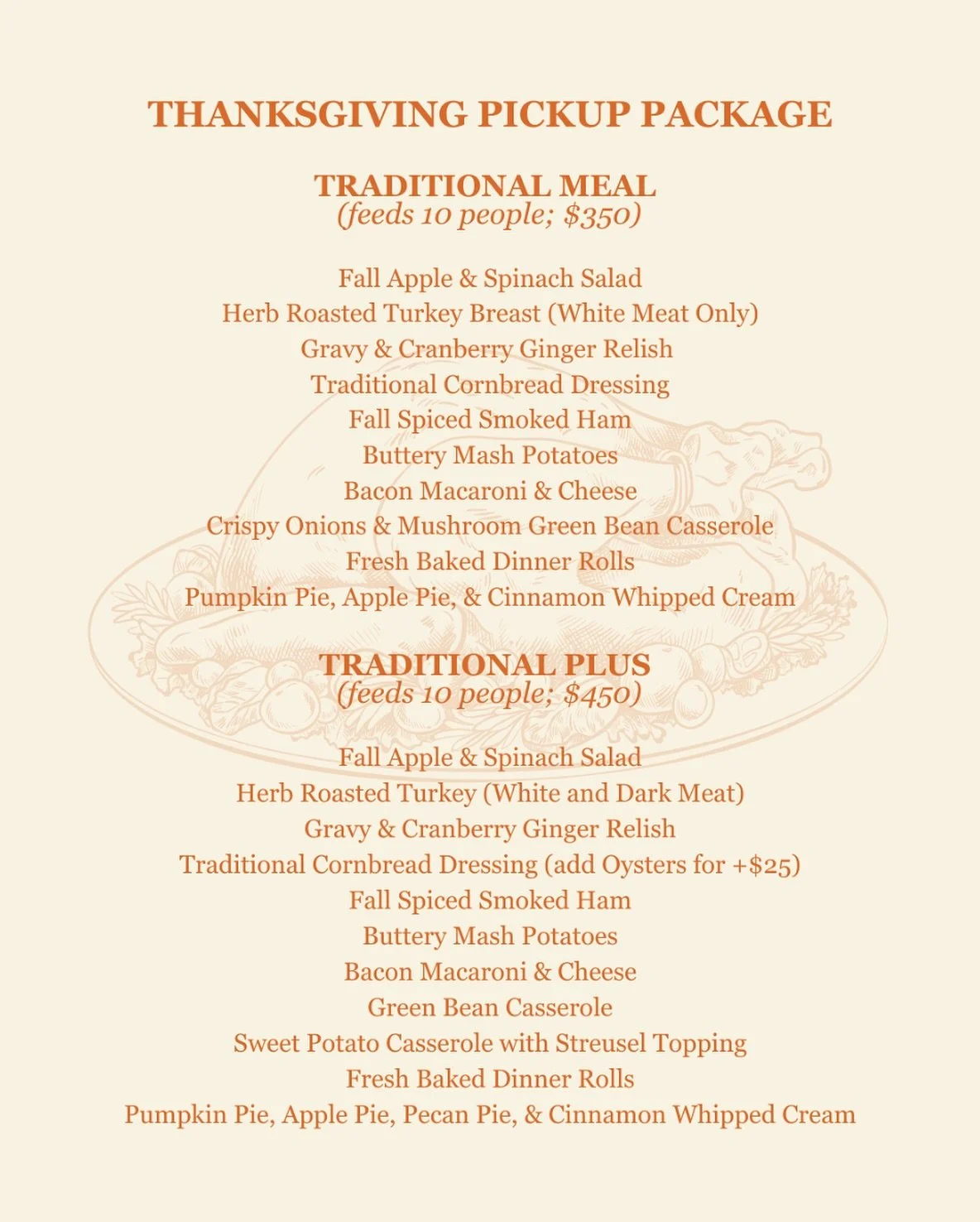 Turkey mode: on 🦃
Nap mode: loading&hellip; 😴

Our Thanksgiving pickup packages are available for pre-order! Quantities are limited &amp; pickup is on November 26 with simple heating instructions. Orders are only confirmed once credit card payment 