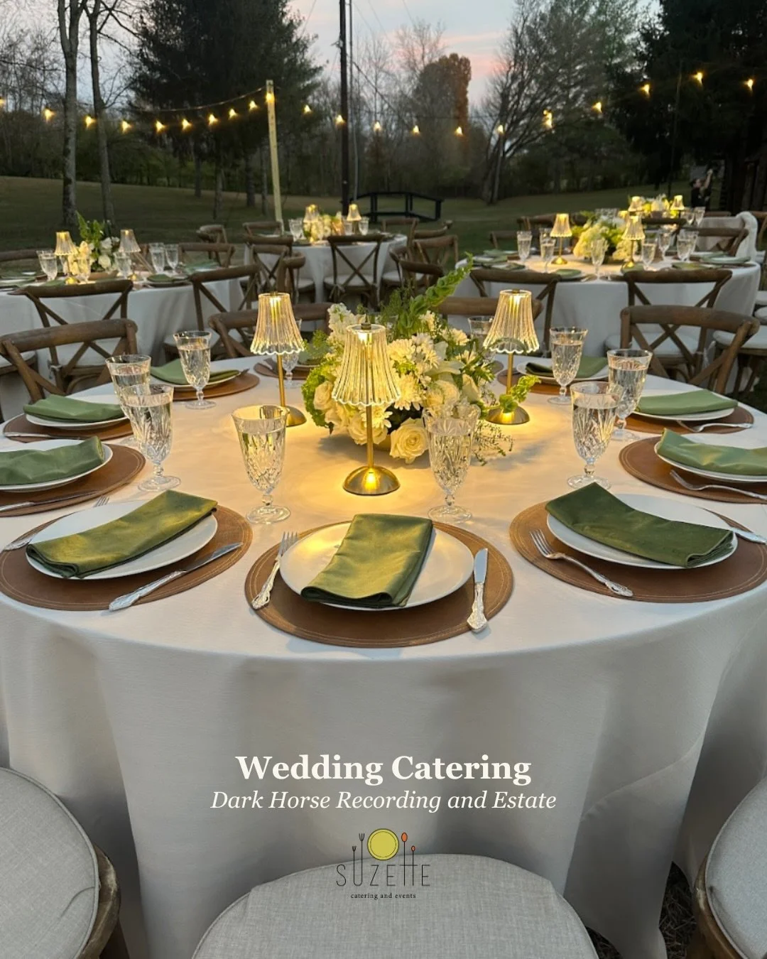 We had an epic weekend under the stars celebrating the new Mr. &amp; Mrs. Horn! 🌟🤠 From rehearsal dinner to &ldquo;I do&rdquo; we were honored to bring the flavor to such a magical celebration at @darkhorserecording. Are you wedding planning and lo