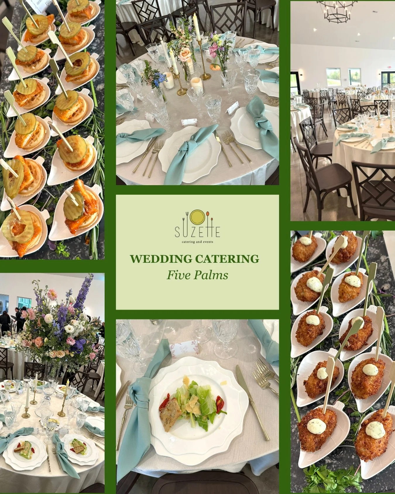 New venue alert! 🔔 Nestled on 25+ acres of rolling Tennessee hills, @5palmstn hosted the stunning wedding of Maggie &amp; Wade&mdash;and we were honored to craft the menu for their celebration! 🍽️✨ Are you wedding planning and looking to have your 