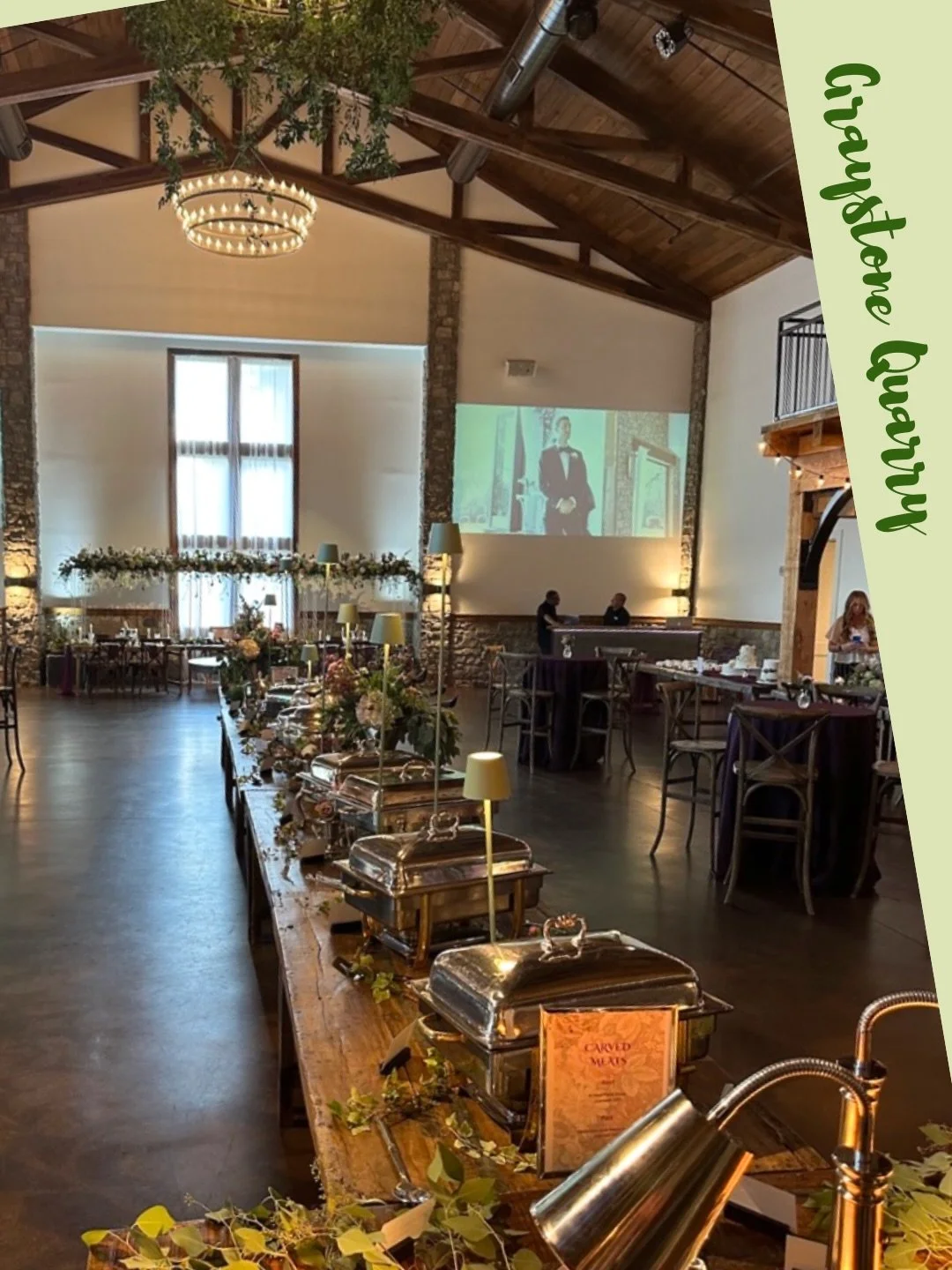 There&rsquo;s a reason we love catering at @graystonequarry 🤍 Being their exclusive caterer lets us team up with their amazing staff to create unforgettable weddings&mdash;a beautiful setting, joyful moments, and of course, incredible food. 😉 Plann