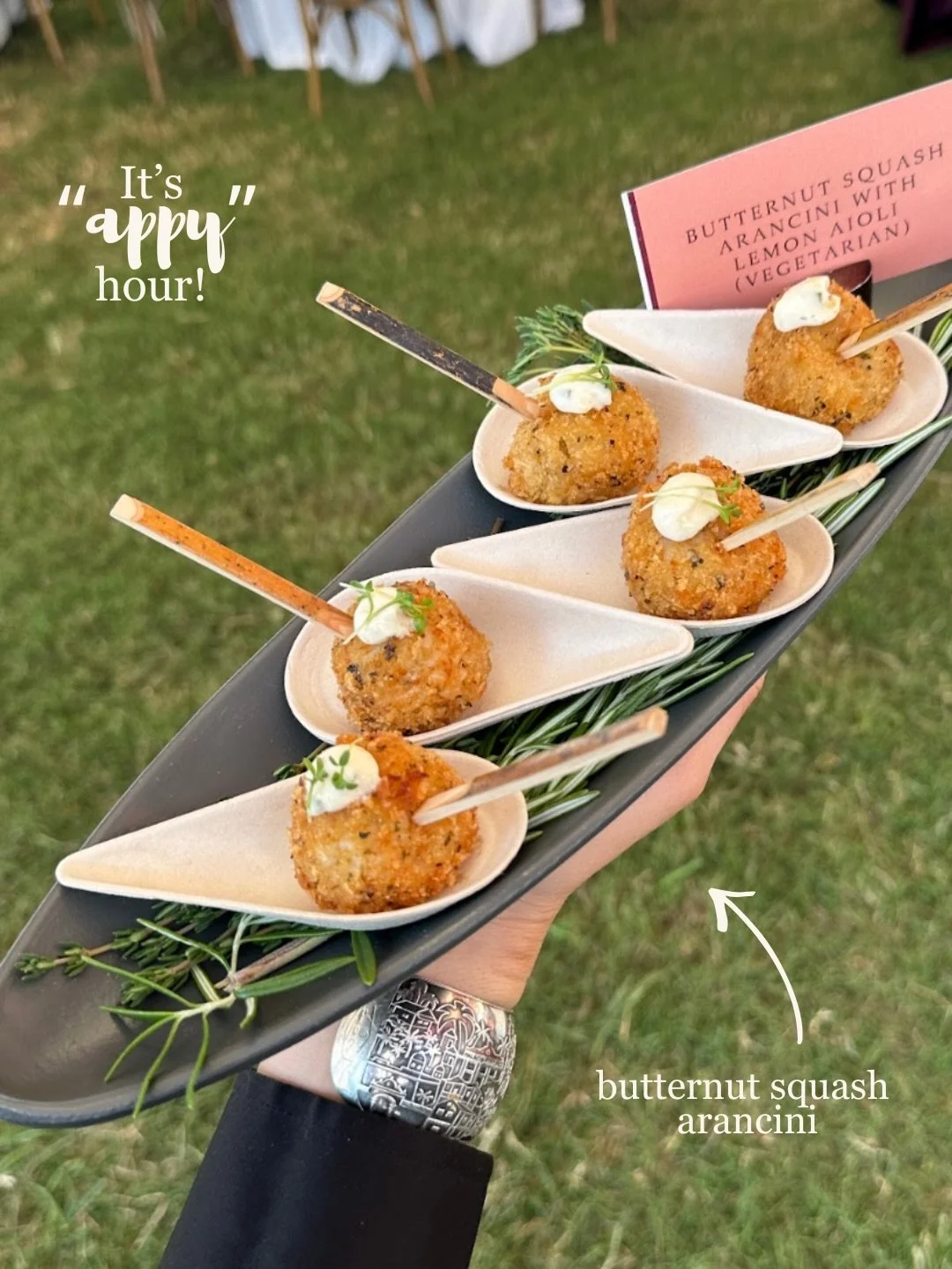 Small bites, big flavor 🤤 From elegant hors d&rsquo;oeuvres to crowd-pleasing finger foods, our appetizers set the perfect tone for any celebration. Whether you&rsquo;re starting cocktail hour or just snacking in style, we&rsquo;ve got something for