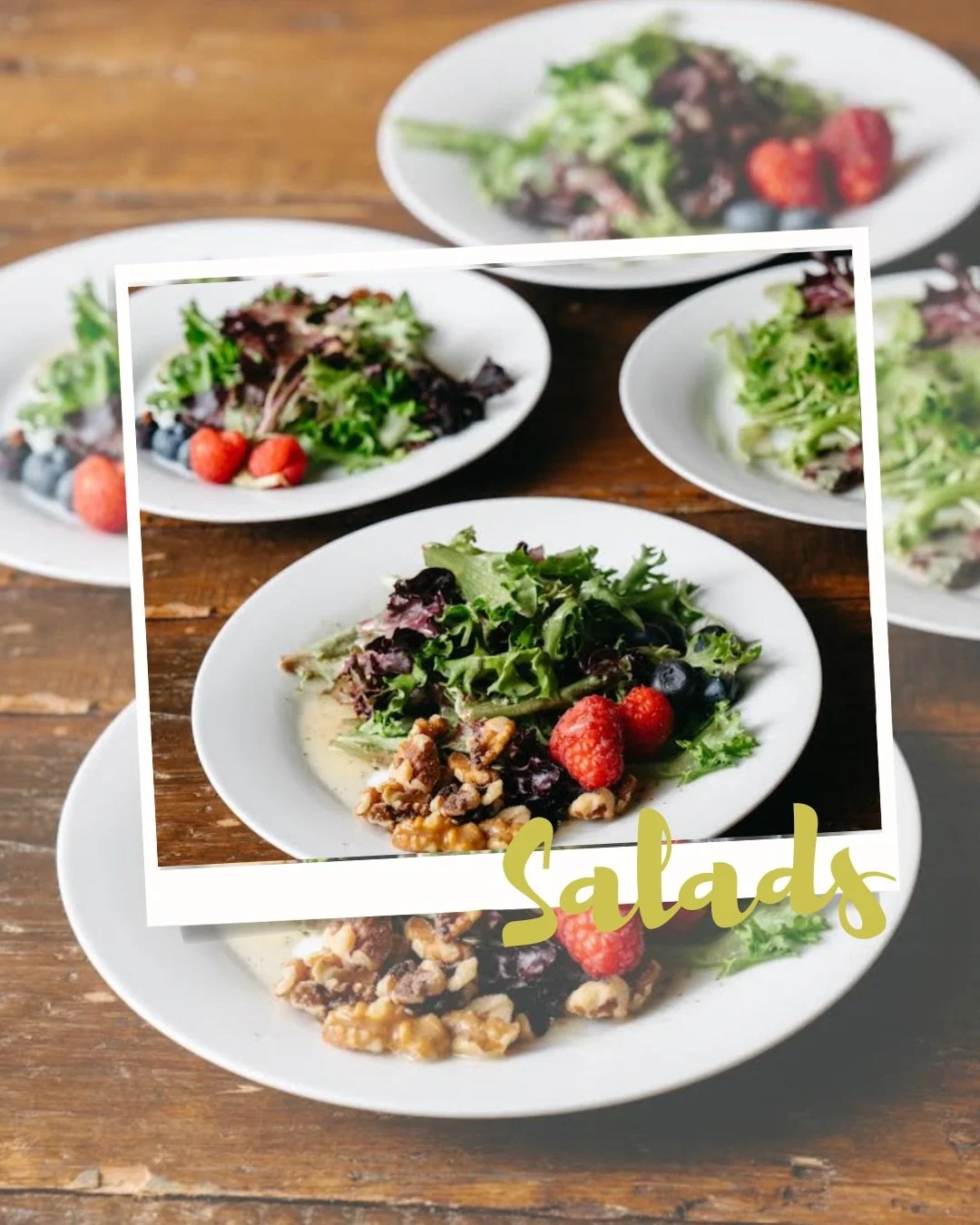 Fresh, vibrant, and packed with flavor 🥗 From crisp garden greens to hearty, flavor-forward creations, our salads are the perfect touch to any wedding menu! Which one would you dive into first? ⬇️ For information on our catering services, click the 