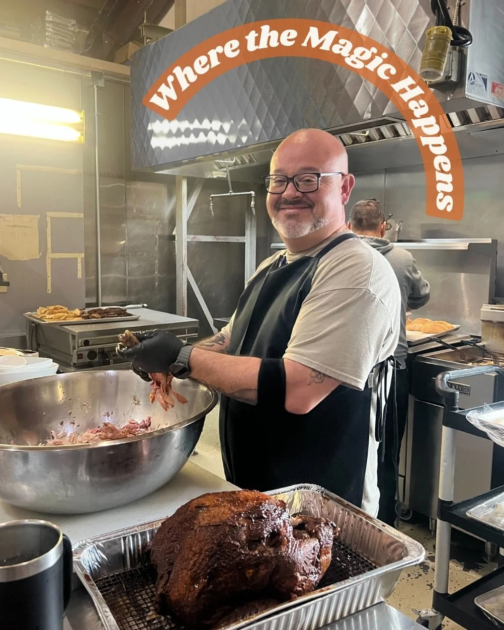 Yes, chef! 🧑🏼&zwj;🍳 Our team is hard at work behind-the-scenes bringing your menu to life. Early prep, hot pans, and a whole lot of passion go into every event we cater. Interested in working with our team on your event? Click the link in our bio 