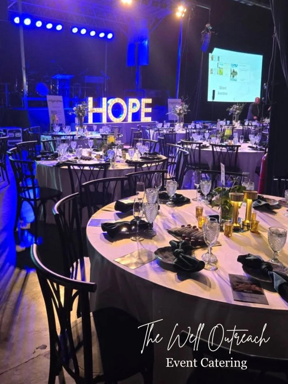 It was such a special evening celebrating 20 years of impact with @thewelloutreachorg at their annual Night of Hope gala! 🩵 We were honored to help serve 500+ guests while supporting their mission to fight food insecurity in Middle Tennessee. Intere