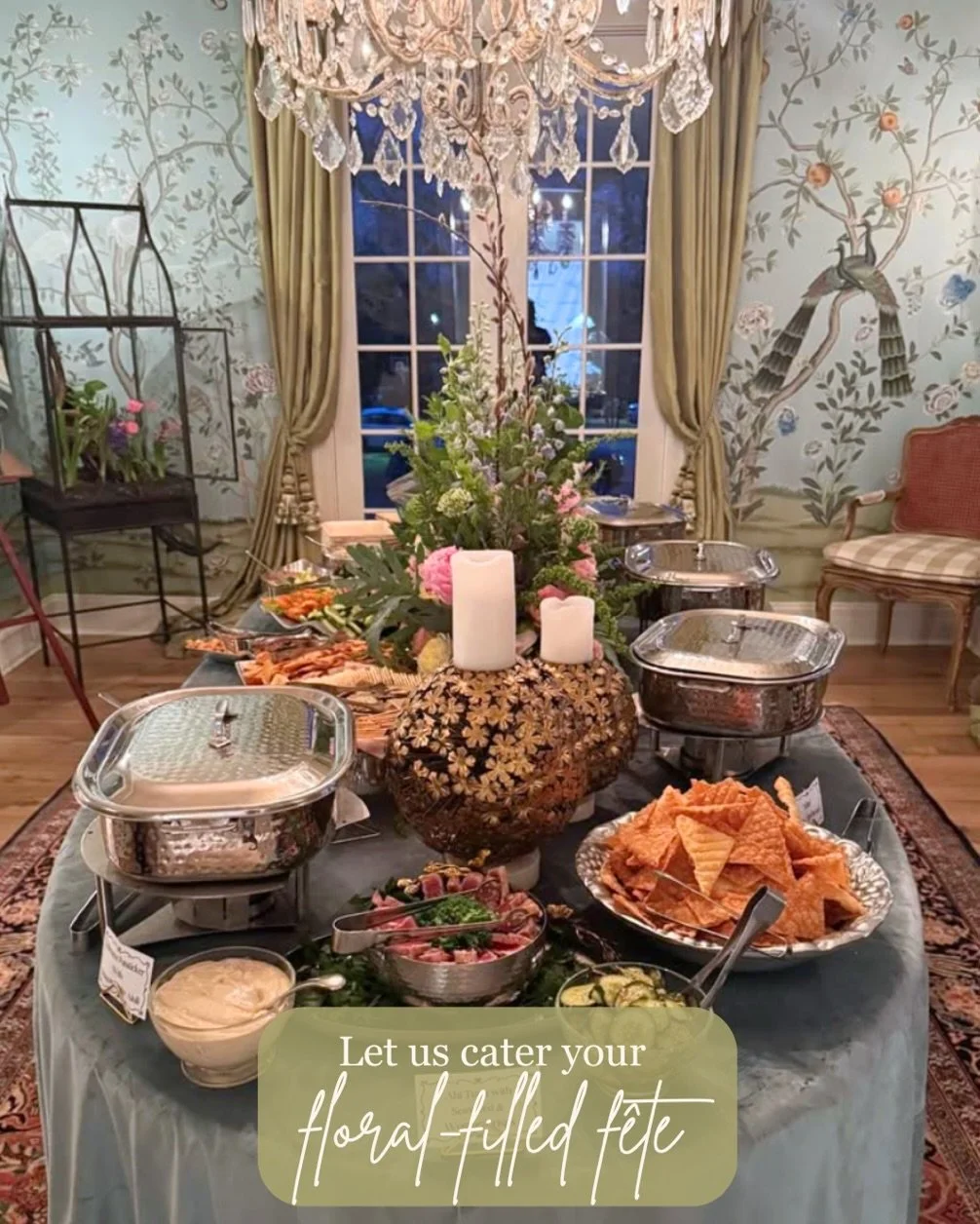 Spring is in full bloom and so are the tables we&rsquo;re setting this season! 🌼 Whether you&rsquo;re gathering for Easter or simply celebrating the beauty of spring, we&rsquo;re here to make it unforgettable. Ready to book your floral-filled f&ecir