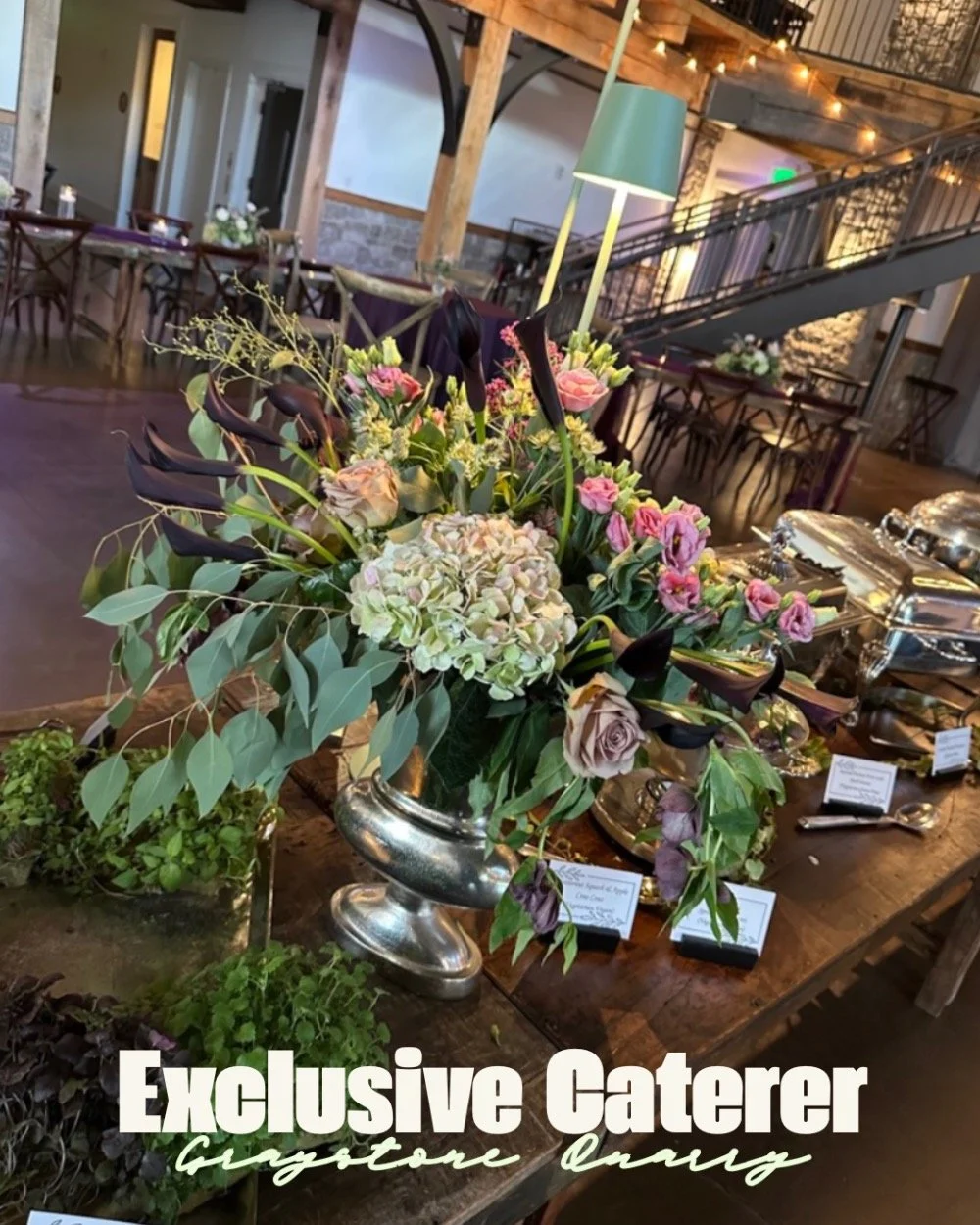 Did you know that we are @graystonequarry's exclusive caterer? ✨ We love helping couples design their perfect menu for a perfect venue! 😉 Let's craft something up! Click the link in our bio for more information