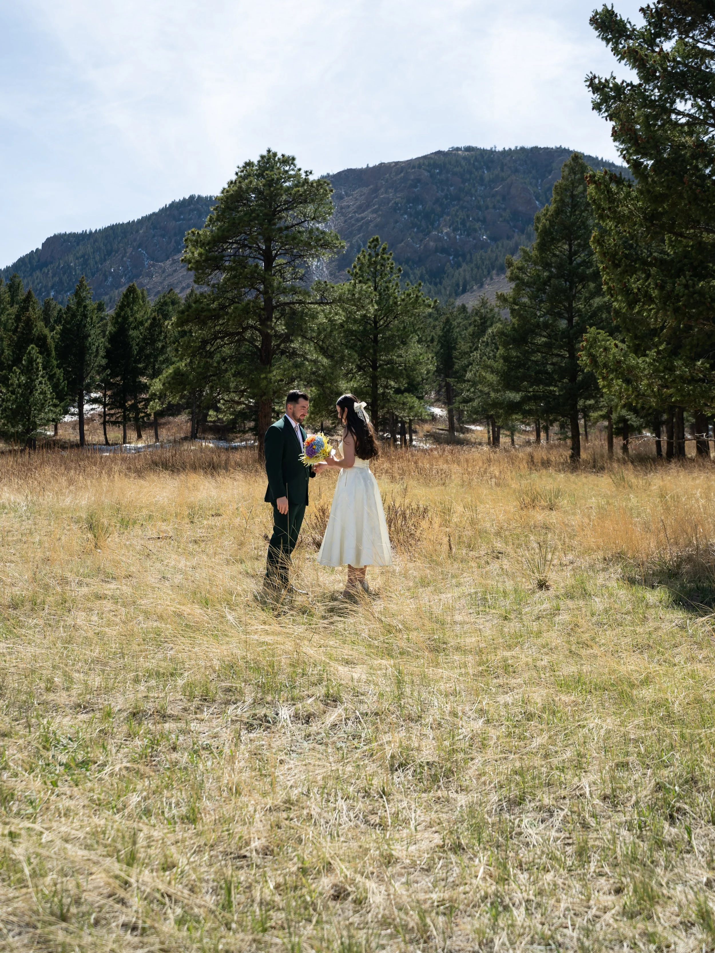 There&rsquo;s just something about a spring wedding that feels magical ⛰️✨

#coloradophotographer #weddingphotographer #weddingphotoideas