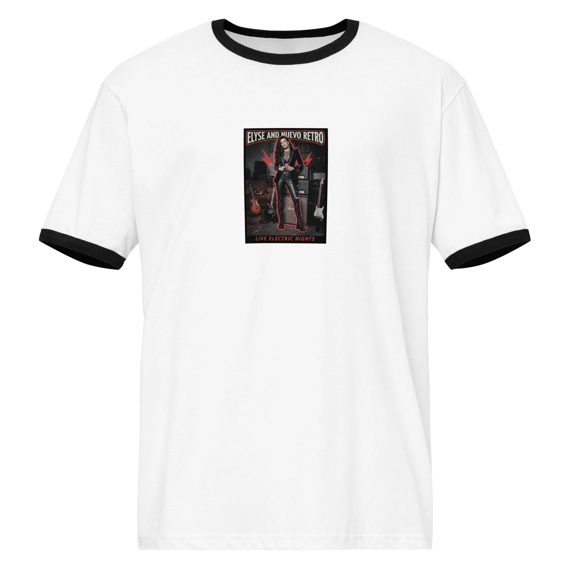 Unisex Electric Lady Ringer Tee