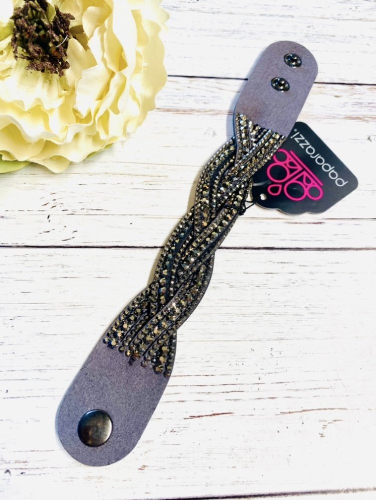 Bring On The Bling - Silver/Gray Urban Bracelet