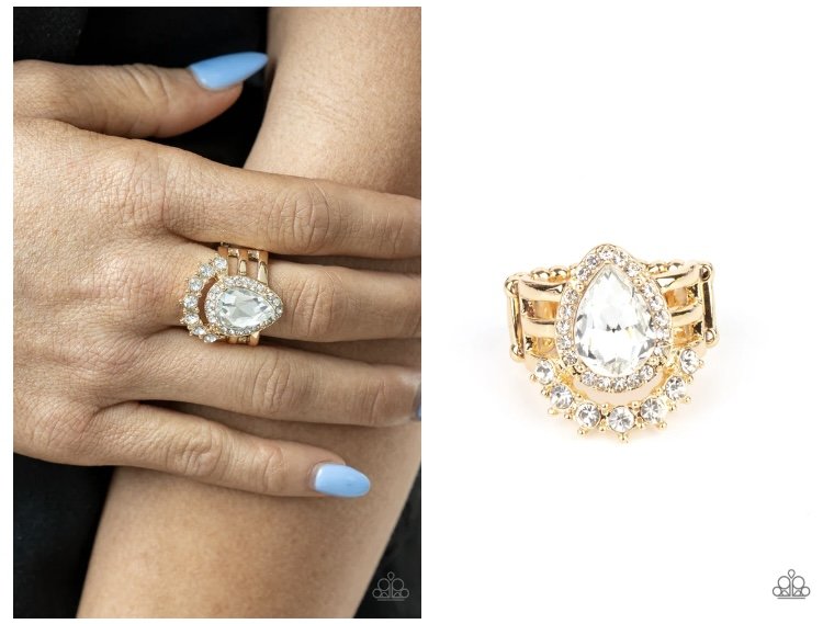 Elegantly Cosmopolitan - Gold Ring
