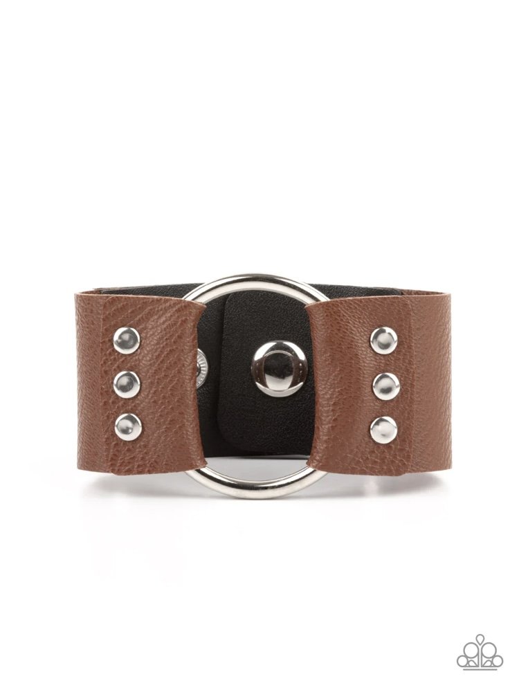 Moto Mayhem - Brown Urban Bracelet