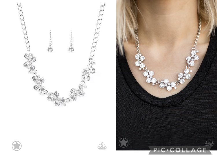 Hollywood Hills - White BB Necklace