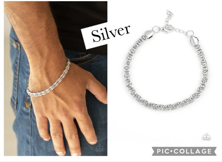 Fighting Chance - Silver Urban Men's Bracelet