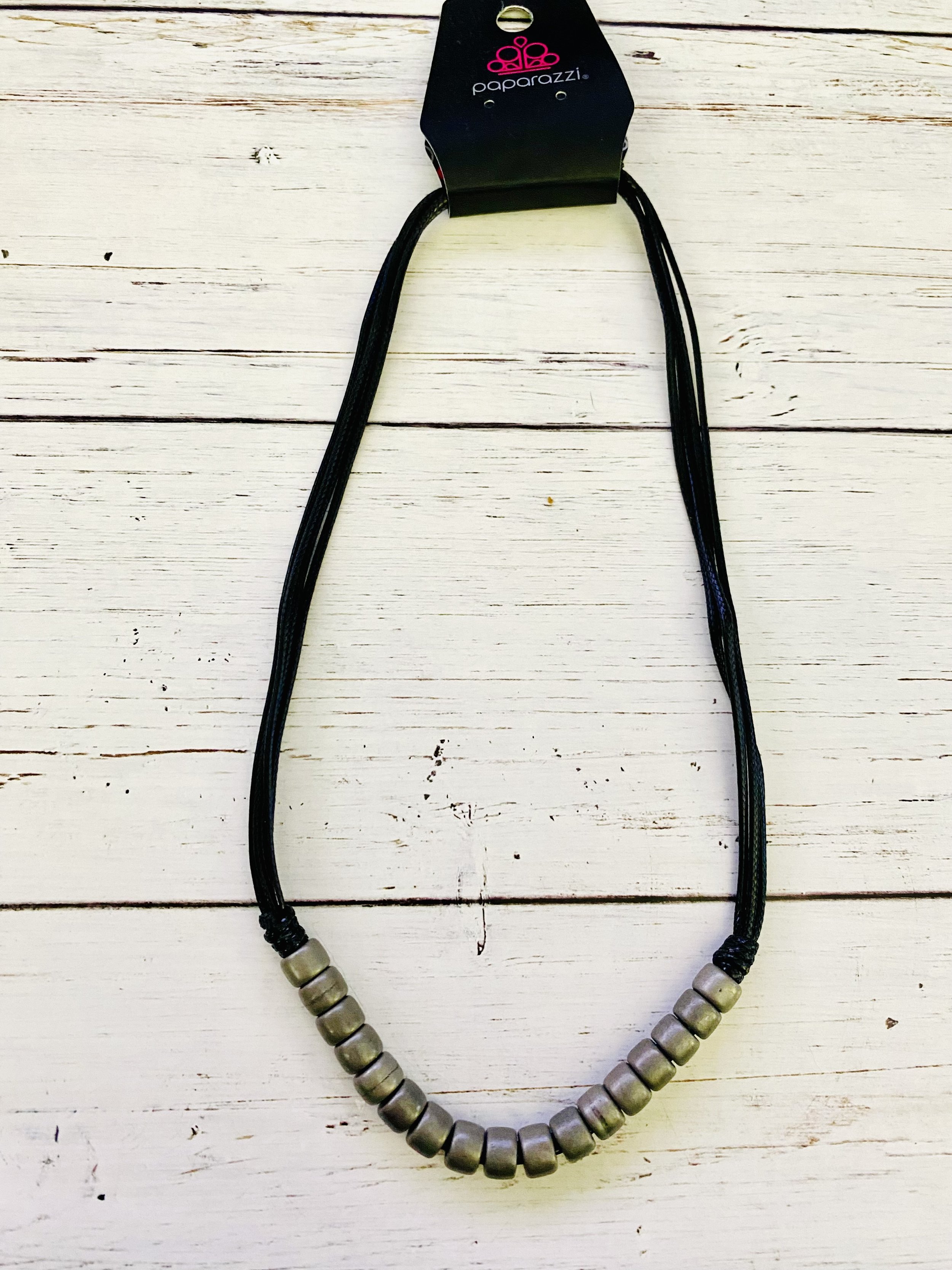 On The TREASURE Hunt - Black Urban Necklace