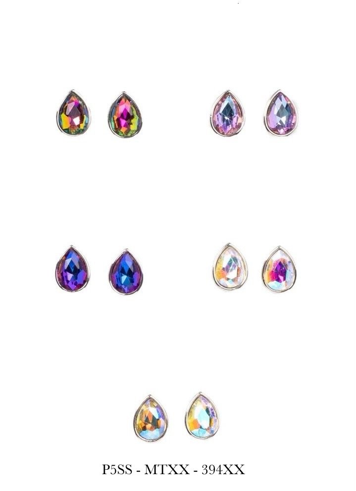 10-pack - Oil Spill / Starlet Shimmer Earrings