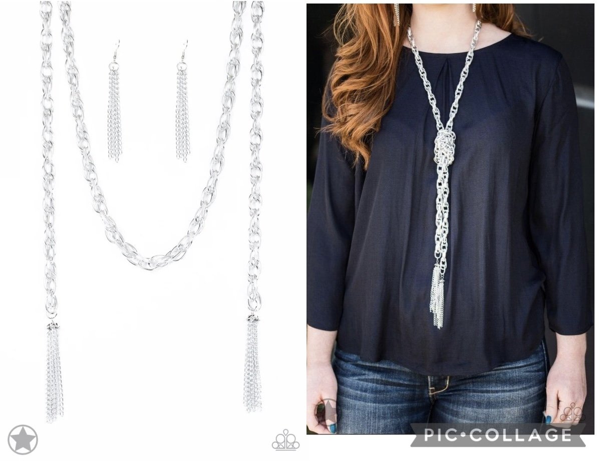 SCARFed for Attention - Silver BB Necklace