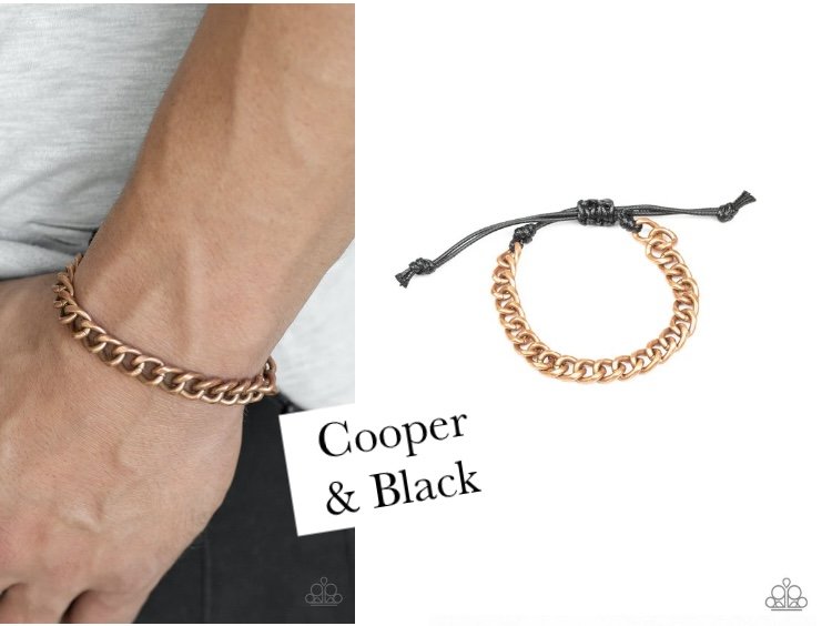Blitz - Copper Men's Urban Bracelet
