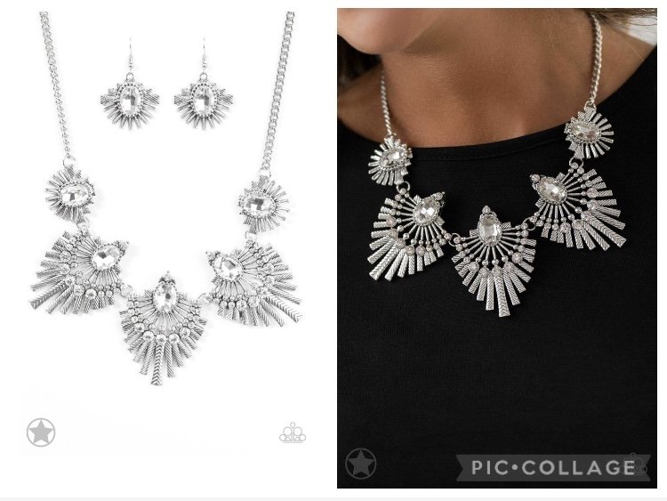 Miss YOU-niverse - White BB Necklace