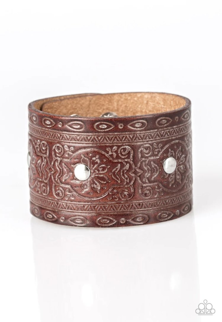 Boots and Broncos - Brown Urban Bracelet
