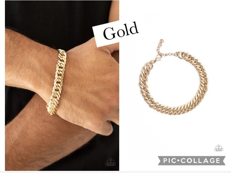 On The Ropes - Gold Urban Men's Bracelet