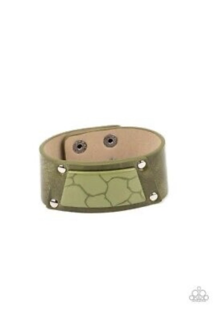 Geo Glamper - Green Urban Bracelet