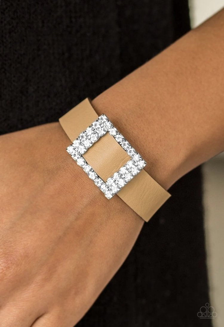 Diamond Diva - Brown Urban Bracelet