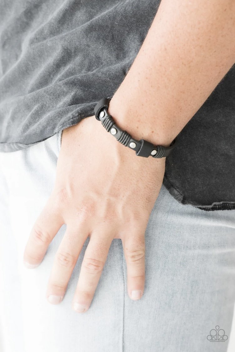 Road Burner - Black Urban Bracelet