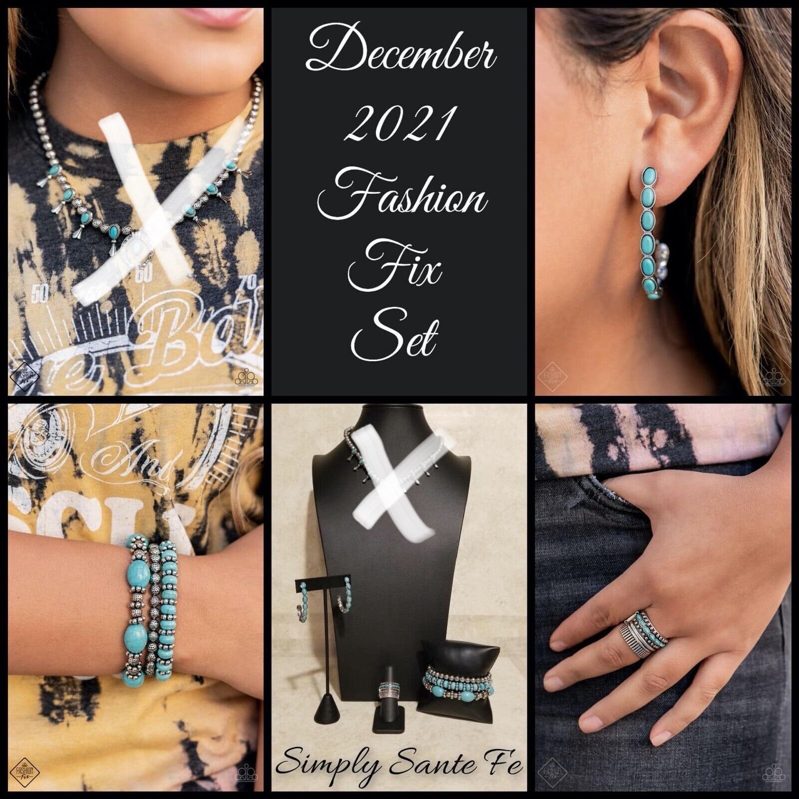 Simply Santa Fe - 3 piece SET (Excludes necklace)