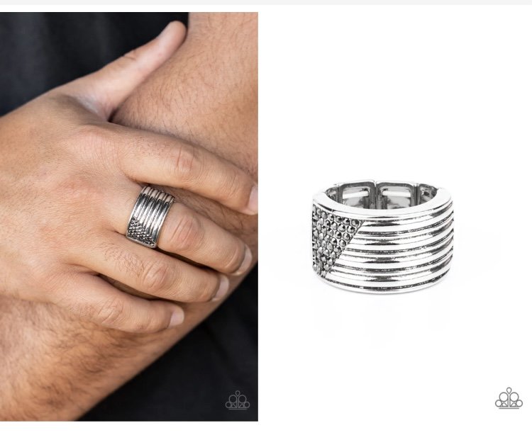 Legendary Lineup - Silver Men's Ring
