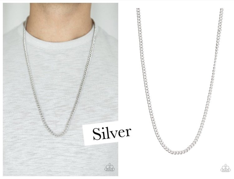 First Rule Of Fight Club - Silver Men's Urban Necklace
