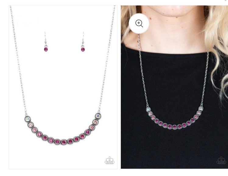 Throwing SHADES - Pink Oil Spill Necklace