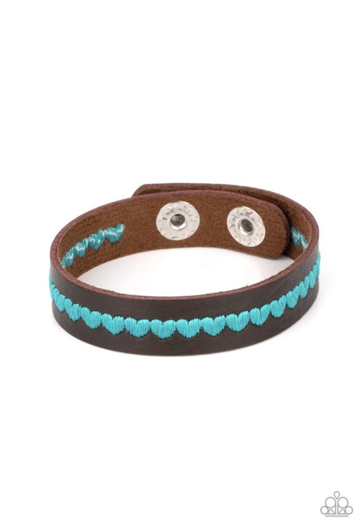 Made With Love - Blue Urban Heart Bracelet