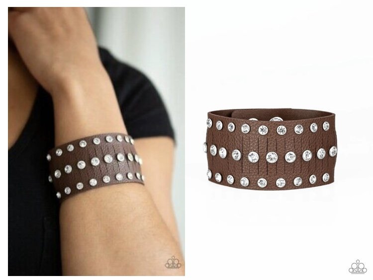 Now Taking The Stage - Brown Urban Bracelet